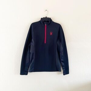 🌿Final Sale Sypder‎ Mens Black Lightly Fleece Lined Jacket